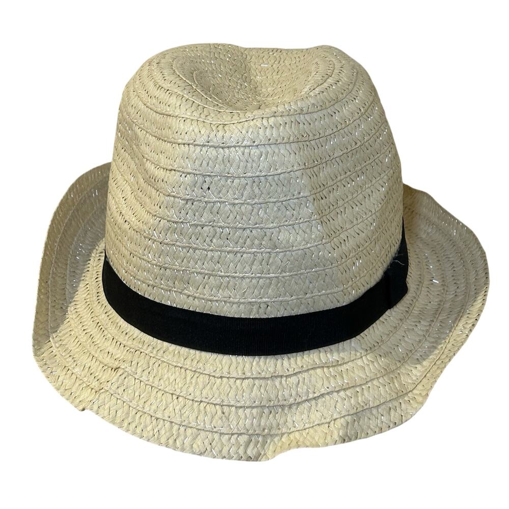 Straw Fedora Triby Style Hat 22"